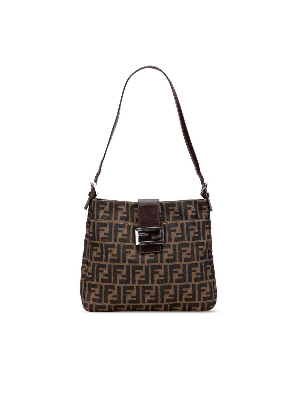 Fendi Zucca Canvas Shoulder Bag Pre- #362285F83B
